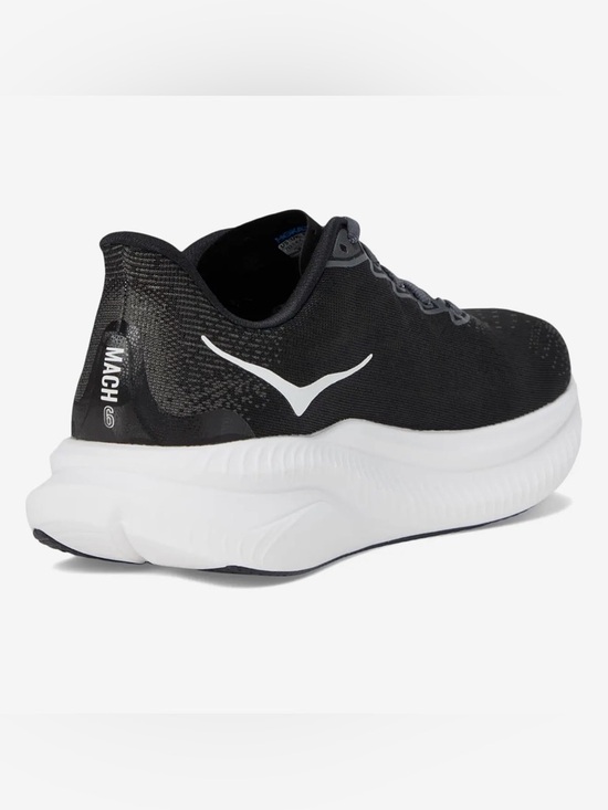Hoka One One ? Mach 6 Black White Athletic Shoes 1147790 BWHT Men’s Size 14 main image 4